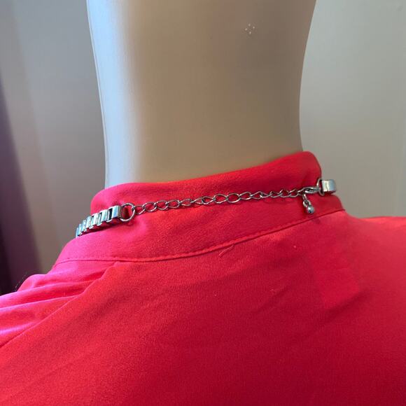 Gold and Silver Statement Necklace - Picture 5 of 5